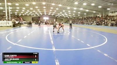 6-165 lbs Semifinal - Jake Brubaker, Westfield vs Gabe Cortes, Mountain View