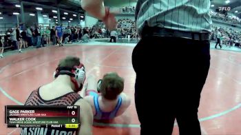 135 lbs Cons. Round 2 - Walker Cook, Team Grind House Wrestling Club-AAA vs Gage Parker, Jackson Wrestling Club-AAA