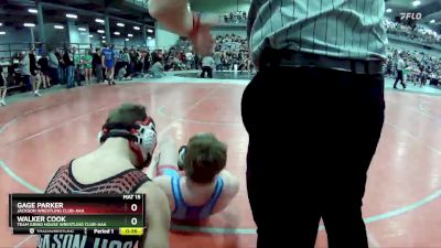 135 lbs Cons. Round 2 - Walker Cook, Team Grind House Wrestling Club-AAA vs Gage Parker, Jackson Wrestling Club-AAA