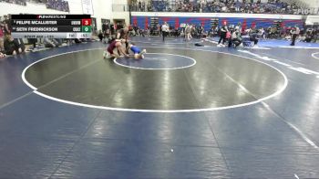 132 lbs Cons. Round 4 - Seth Fredrickson, CDA 2 vs Felipe McAllister, University