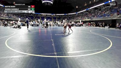 100 lbs Consy 6 - Mattie Bush, Philipsburg-Osceola vs Gianna DAngelo, Greensburg Salem