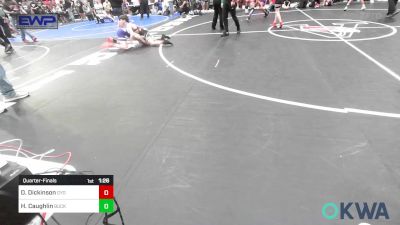 100-105 lbs Quarterfinal - Dax Dickinson, Gentry Youth Wrestling vs Hunter Caughlin, Buck Pride Wrestling