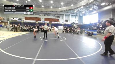 215 lbs Semifinals (4 Team) - Timothy Duke, Minisink Valley vs Thomas Reed, Webster Schroeder High Sch