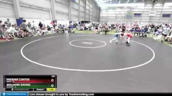 126 lbs Round 2 (8 Team) - Phoenix Contos, Ohio vs Benjamin Davino, Illinois