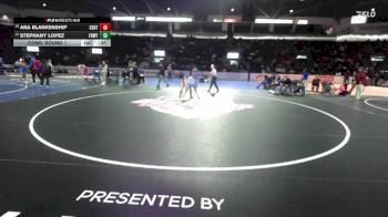 Girls 140 lbs Cons. Round 1 - Stephany Lopez, Federal Way (Girls) vs Ana Blankenship, Centralia (Girls)