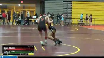 110 lbs Semifinal - Julia Towers, Taft vs Iyla Moyola, Roosevelt