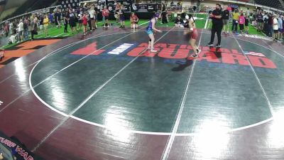 100-105 lbs Semis - Kaliya Klise, Nevada vs Veronika Hafer, Colorado