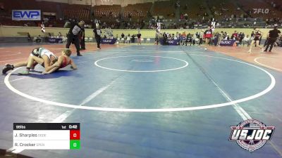 96 lbs Consi Of 8 #1 - Jace Sharples, Ogden's Outlaws Wrestling Club vs Ryan Crocker, Open Mats