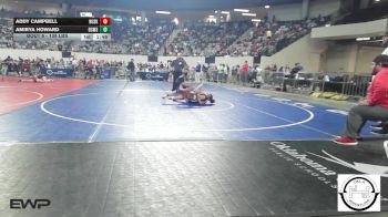 108 lbs Round Of 64 - Addy Campbell, Husky Wrestling Club vs Amirya Howard, Del City Middle School