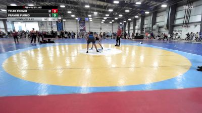 160 lbs Consi Of 8 #2 - Tyler Fromm, NY vs Frankie Florio, FL