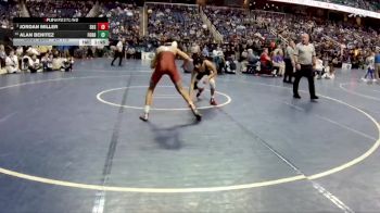 2A 113 lbs Semifinal - Jordan Miller, Seaforth High School vs Alan Benitez, Forbush