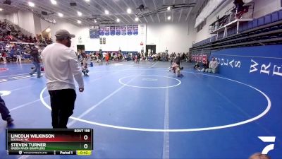 63 lbs Cons. Round 2 - Steven Turner, Green River Grapplers vs Lincoln Wilkinson, Douglas WC