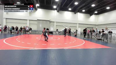 126 lbs Cons. Round 5 - Nolan Barton, TN vs Uy'Kwon Wimberly, FL
