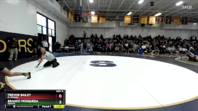 175 lbs Champ. Round 3 - Trevor Bailey, El Modena vs Brando MosQueda, Servite