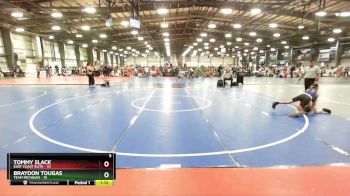 96 lbs Rd# 7- 10:45am Saturday Final Pool - Braydon Tougas, Team Michigan vs Tommy Slack, East Coast Elite