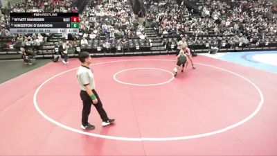 5A 175 lbs Champ. Round 1 - Wyatt Hanssen, Wasatch vs Kingston O`bannon, Salem Hills