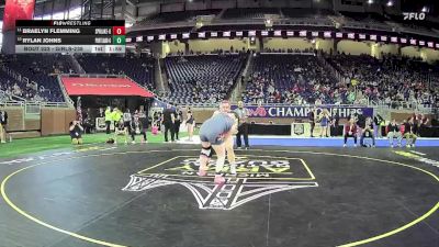 Girls-235 lbs Quarterfinal - Rylan Johns, Portland Hs Girls vs Braelyn Flemming, Spring Lake Hs Girls