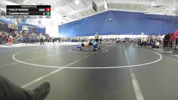 150 lbs Cons. Round 2 - Phillip Bowers, Wichita-Northwest Hs vs Camden Borjas, Gardner Edgerton