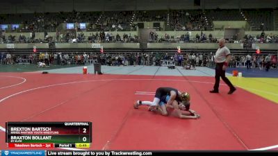 90 lbs Quarterfinal - Braxton Bollant, RT Elite vs Brexton Bartsch, NRHEG Panther Youth Wrestling