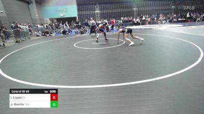 132 lbs Consi Of 32 #2 - Isaac Lopez, Volcano Vista vs Joshua Bonilla, Thomas Edison