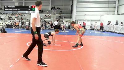 138 lbs Rr Rnd 3 - Eli Francis, Iron Faith Gold - HSB vs Bentley Felmlee, 4M Strength - HSB