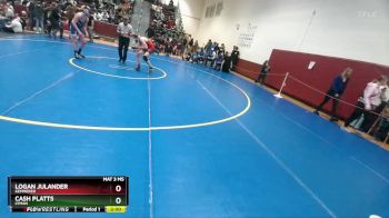 150 lbs Cons. Round 4 - Cash Platts, Lyman vs Logan Julander, Kemmerer