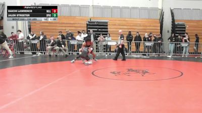 120 lbs Consi Of 8 #2 - Daichi Lawrence, Wellesley vs Jalen Streeter, Springfield Central