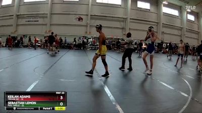 150 lbs Round 5 (6 Team) - Sebastian Lemon, Full Circle vs Keilan Adams, Trojan WC