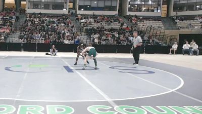 106-4A/3A 1st Place Match - Amanuel Fisahaye, Clarksburg vs Logan Ardinger, South Hagerstown