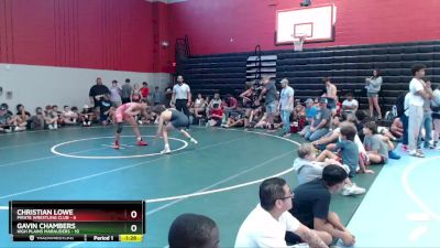 110 lbs Round 4 (6 Team) - Gavin Chambers, High Plains Marauders vs Christian Lowe, Pirate Wrestling Club