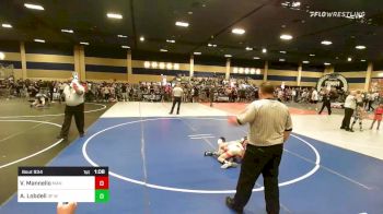 74 lbs Semifinal - Vincenzo Mannello, Mannello Domus Autem Bello vs Alex Lobdell, 3F Wrestling