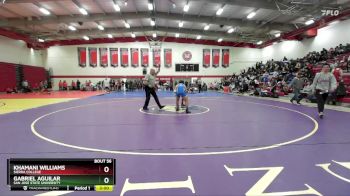 157 lbs Champ. Round 2 - Gabriel Aguilar, San Jose State University vs Khamani Williams, Sierra College