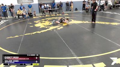 98 lbs Round 2 - Walker Jones, Mat-Su Matmen vs Everett Reigh, Dillingham Wolverine Wrestling Club