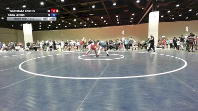 235 lbs 3rd Place Match - Gabriella Castro, OK vs Sara Lepsis, TX