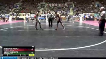 170 lbs Cons. Round 2 - Christian Rawls, Stanhope Elmore vs Kennyen Dumas, Brewbaker Tech