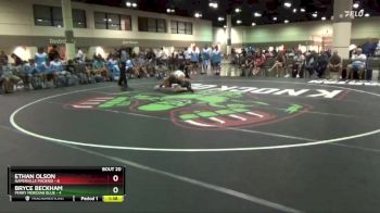 120 lbs Round 3 (16 Team) - Bryce Beckham, Perry Meridian Blue vs Ethan Olson, Naperville Phoenix