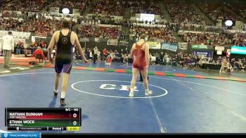 Champ. Round 1 - Ethan Wock, Whitehall vs Nathan Dunham, Fort Benton