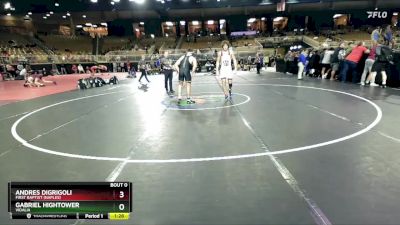 165 lbs Quarterfinal - Gabriel Hightower, Vidalia vs Andres DiGrigoli, First Baptist (Naples)