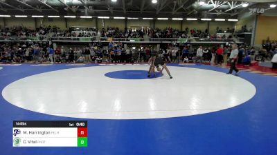 144 lbs Consi Of 8 #2 - Michael Harrington, Pelham vs Colby Vital, Ponaganset