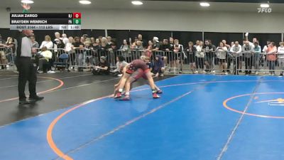 113 lbs Round Of 32 - Julian Zargo, NJ vs Brayden Wenrich, PA