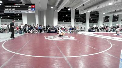 74 lbs Cons. Round 2 - Griffin Gonzalez, Lehigh Valley Wrestling RTC vs Joshua Roe, Blue Chip Wrestling Club