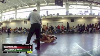 182 lbs Cons. Round 3 - Christopher Quarles, Fishers Wrestling Club vs Jaxson Walters, Warsaw Tiger Wrestling