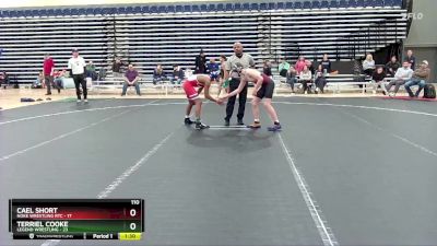 110 lbs Round 8 (10 Team) - Cael Short, Noke Wrestling RTC vs Terriel Cooke, Legend Wrestling