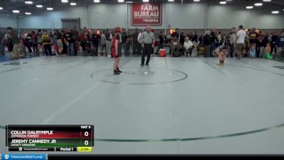 92 lbs Cons. Round 3 - Jeremy Cannedy Jr, Legacy Dragons vs Collin Dalrymple, Jefferson Forrest
