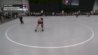 125 lbs Champ. Rd Of 64 - Josey Gates, Legacy Wrestling Club vs Aliviah Mausbach-Green, Nebraska Wrestling Academy