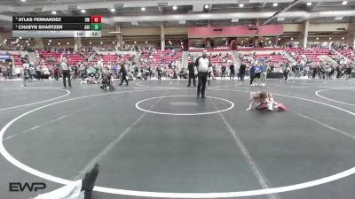 46 lbs 3rd Place Match - Chasyn Shartzer, Abilene vs Atlas Fernandez, Derby WC
