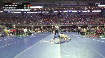 3A-126 lbs Champ. Round 2 - Weston Porter, Lewis Central vs Parker Johns, Dubuque Hempstead
