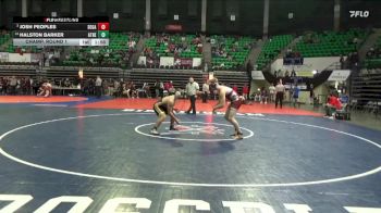 6A 190 lbs Champ. Round 1 - Josh Peoples, Southside Gadsden vs Halston Barker, Athens