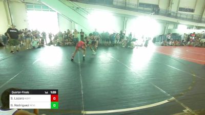 95 lbs Quarterfinal - Sophia Lazaro, Northview vs Gavin Rodriguez, Reverence Grappling TC