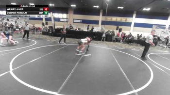 88 lbs Quarterfinal - Wesley Alves, Spring Hills WC vs Cooper Posiulai, Grapplers HI